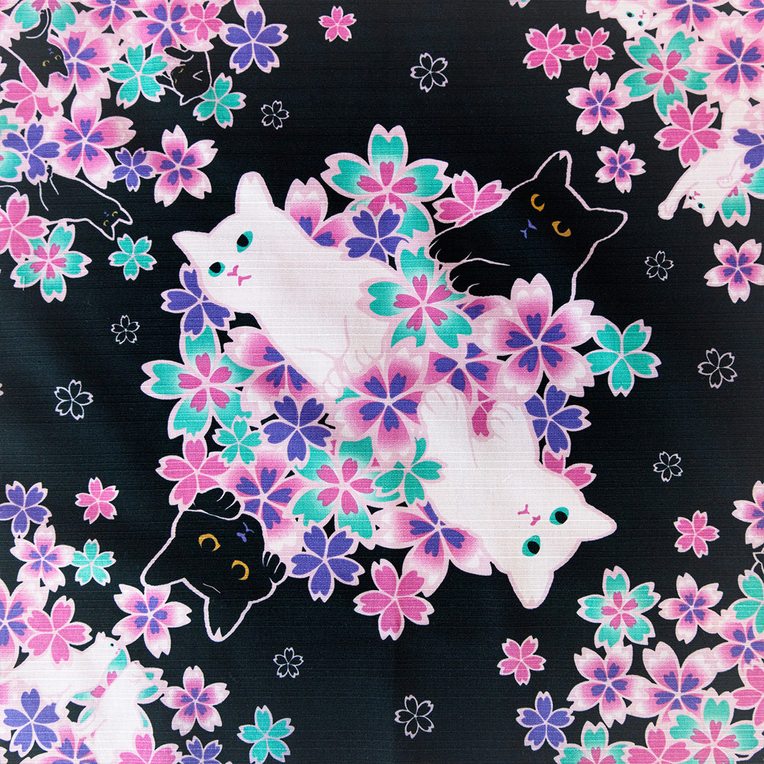風呂敷 ねこの夜想曲 50cm