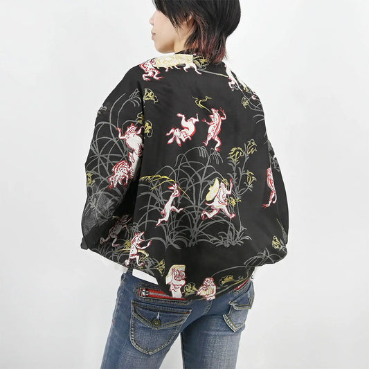 風呂敷 鳥獣戯画 悠遊戯画(ゆうゆうぎが)97cm