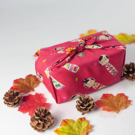 風呂敷 こけし 50cm