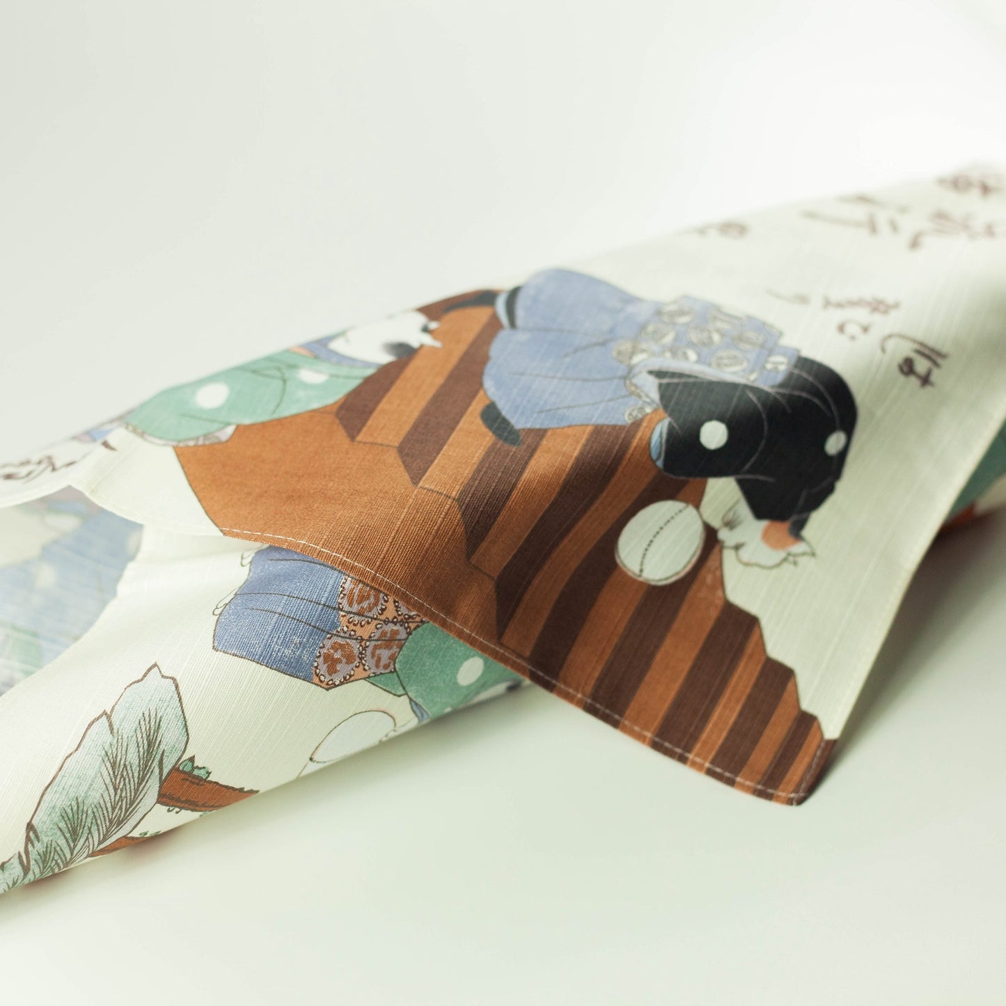 48 風呂敷 浮世絵 流行猫の曲手まり