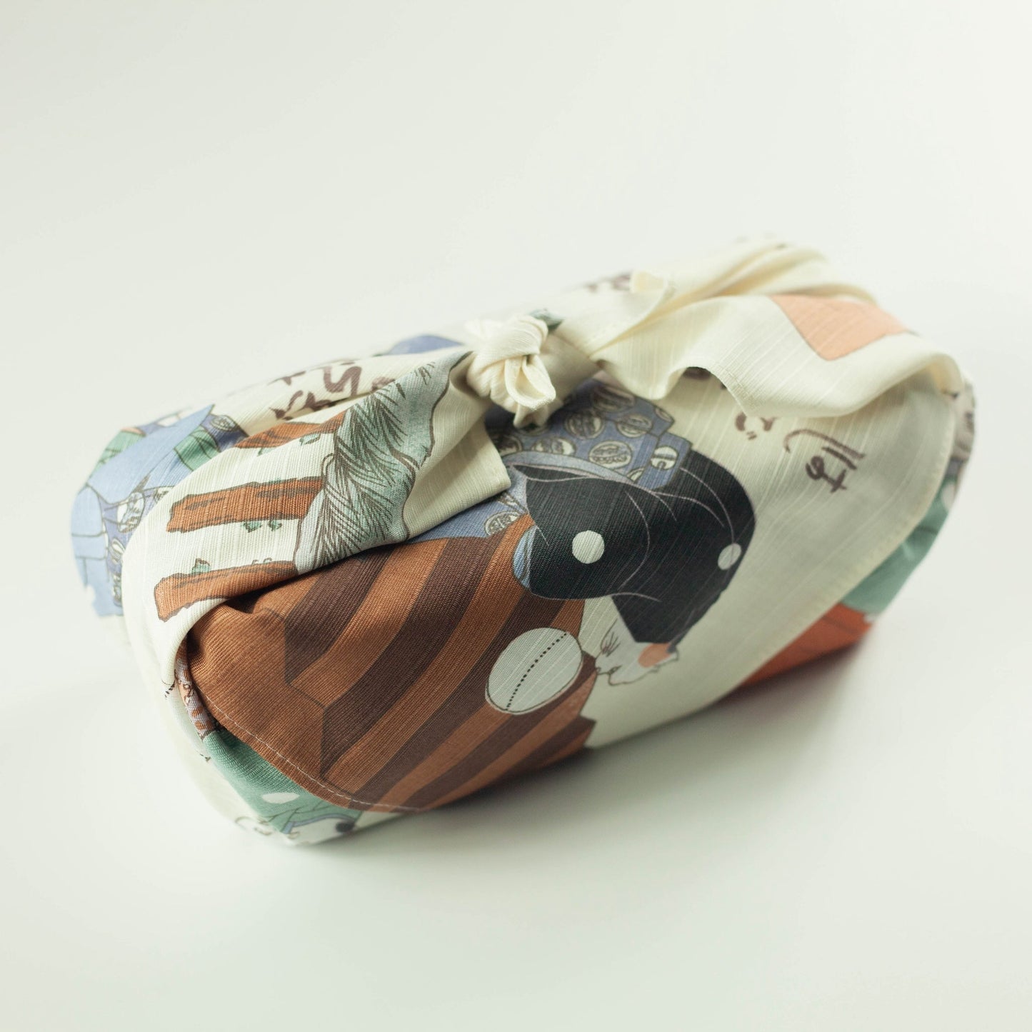 48 風呂敷 浮世絵 流行猫の曲手まり