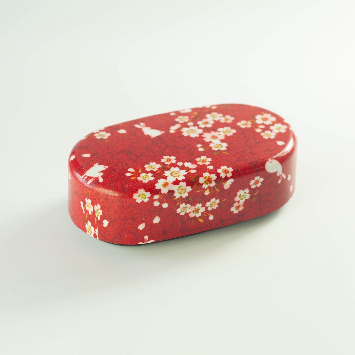 布貼加賀小判弁当 | 桜うさぎ レッド 830ml