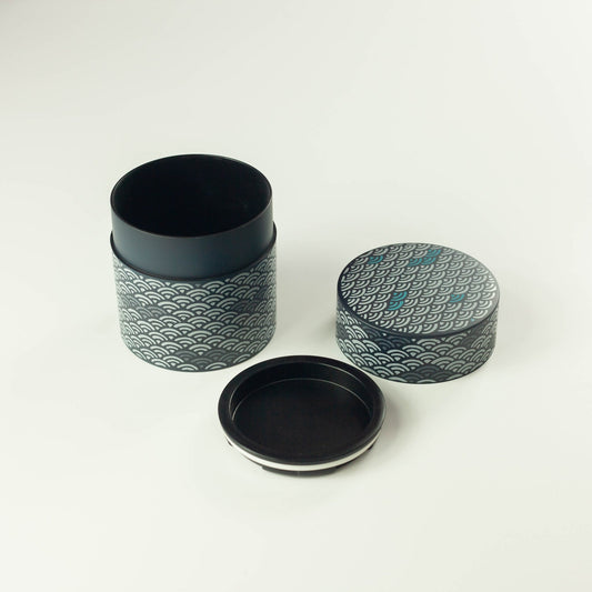 茶筒 小 青海波 350ml