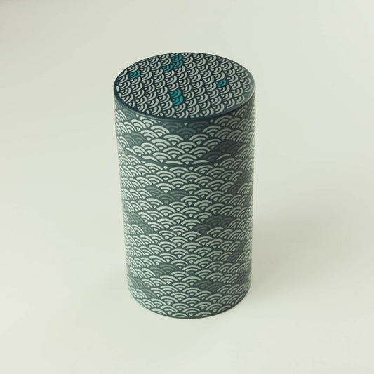 茶筒 大 青海波 650ml