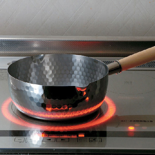 ステンレス製雪平鍋 18cm