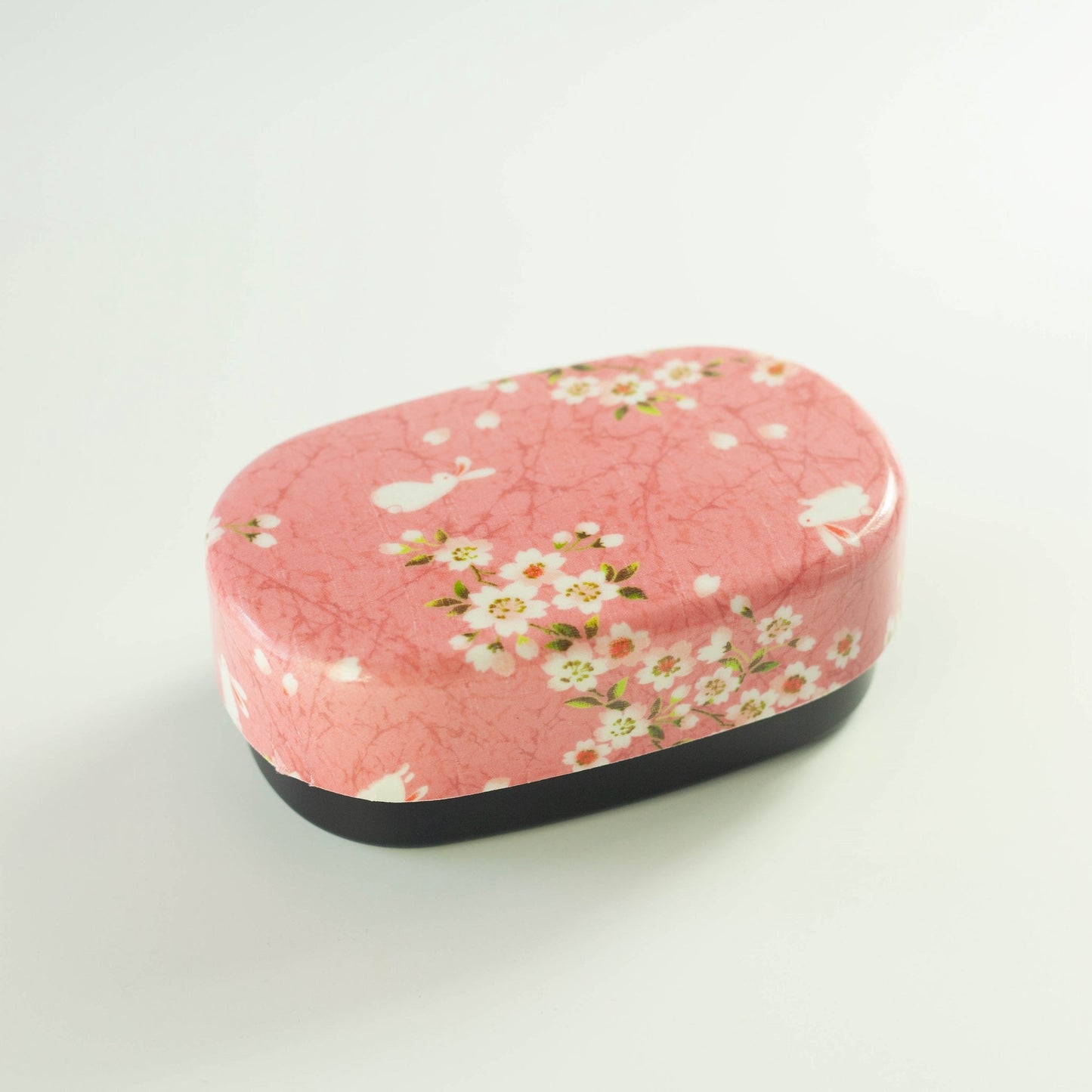 布貼加賀小判弁当 | ピンク桜うさぎ 570ml