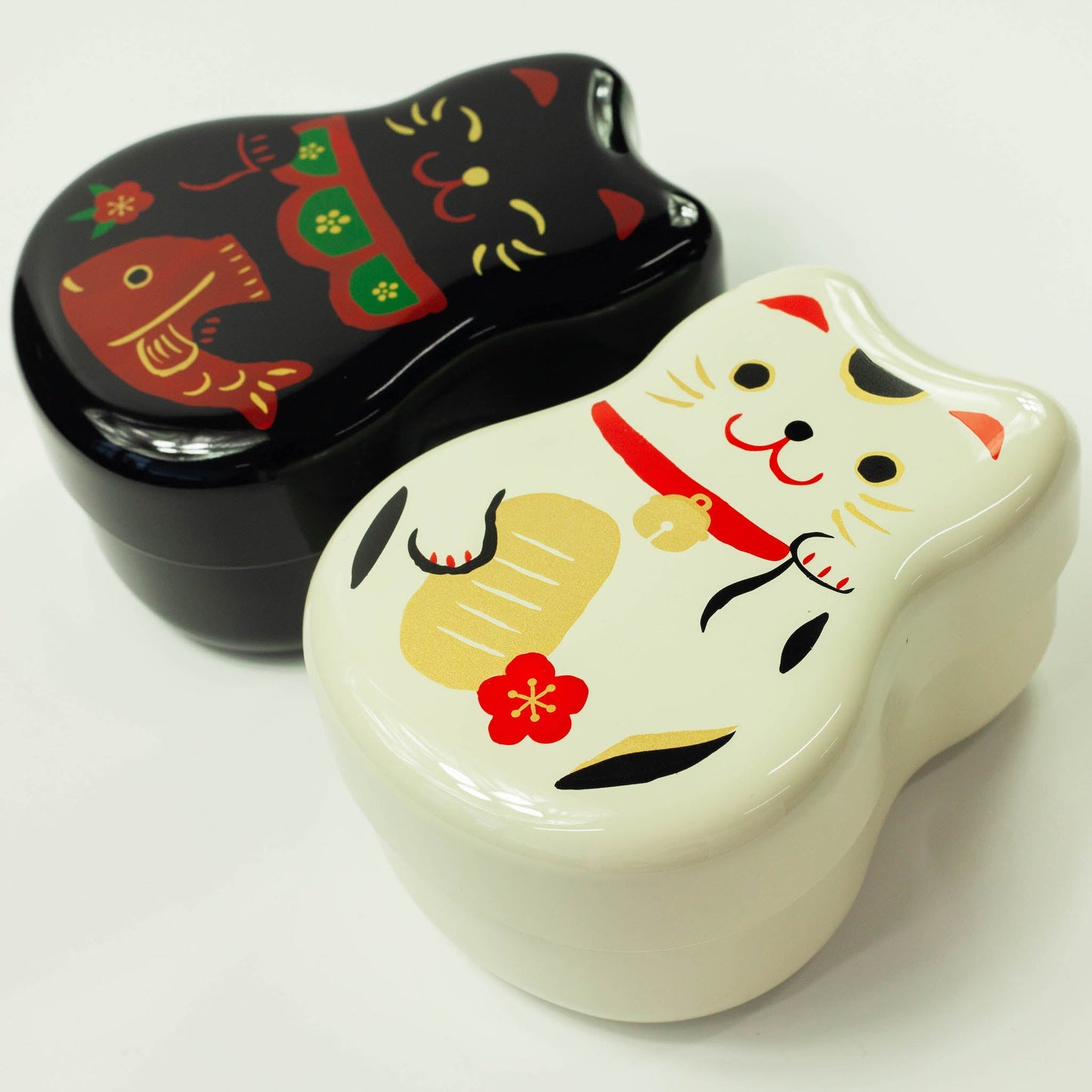 丸子二段弁当| 黒まねきねこ