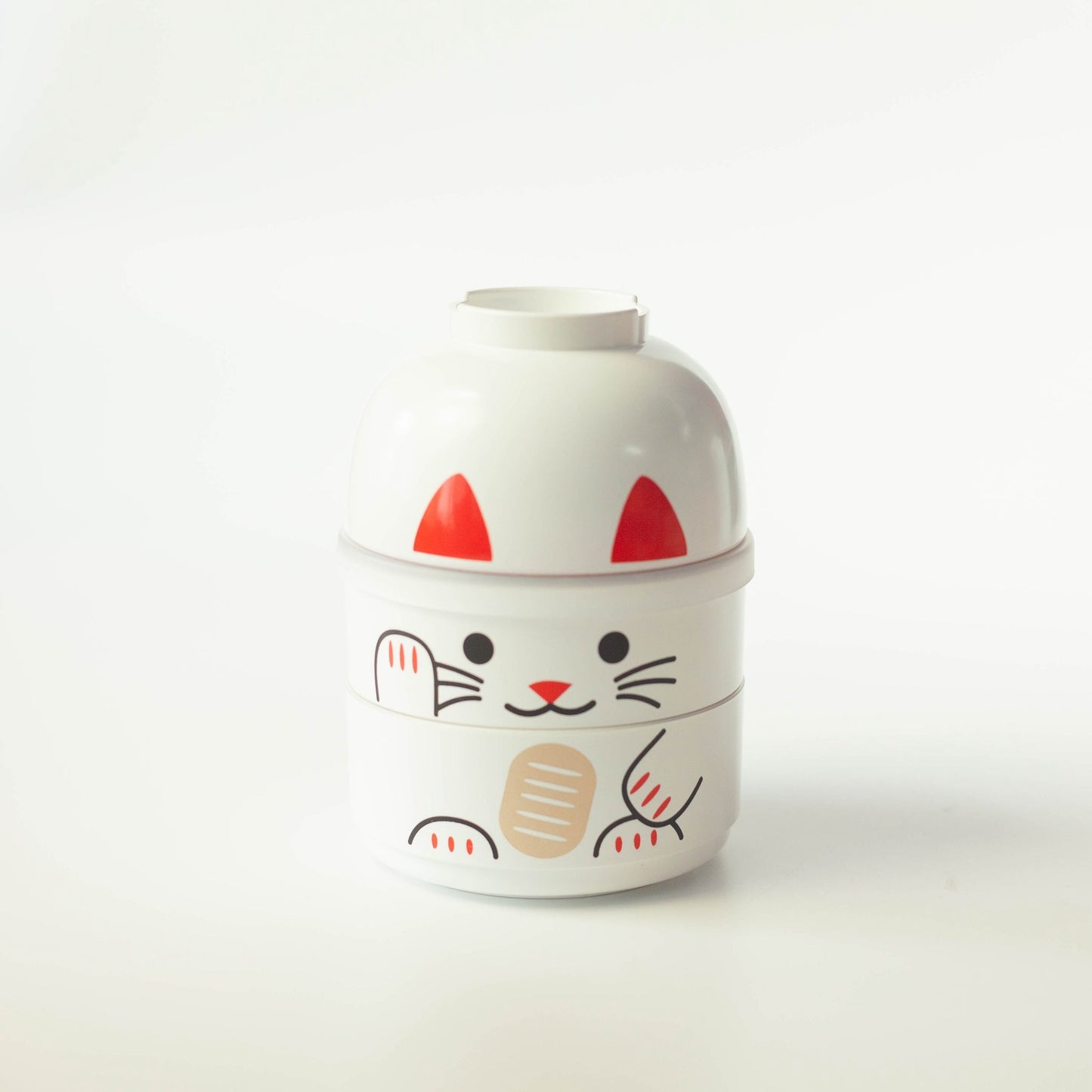 こけし弁当 白まねきねこ