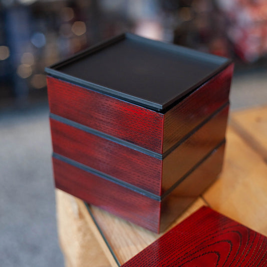 15.0木目三段重 黄昏