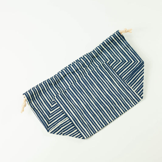 巾着袋とくさ 紺