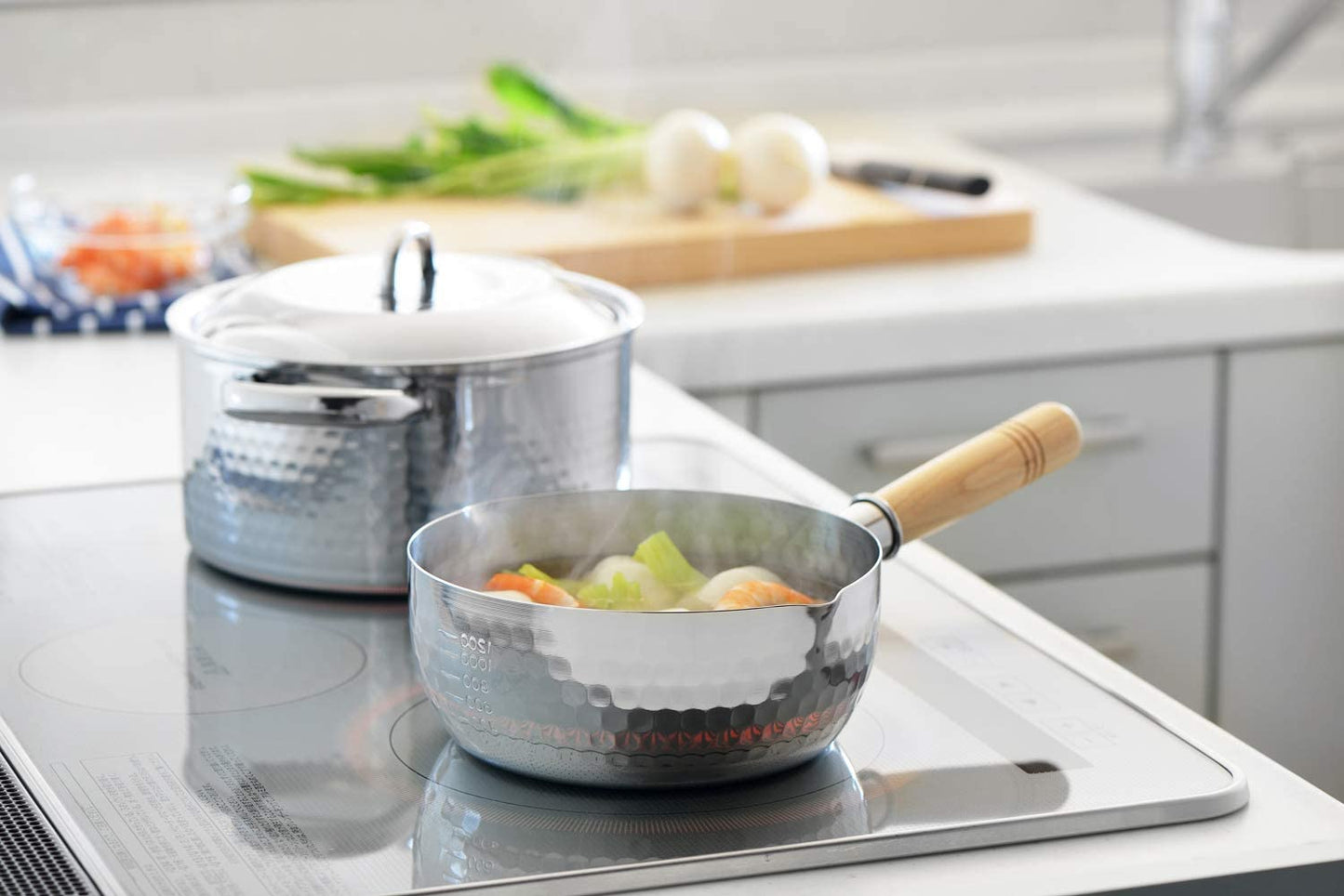 ステンレス製雪平鍋 18cm