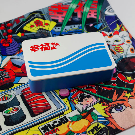 City Pop 風呂敷 48cm 70cm レトロデザイン Bento&co 弁当箱