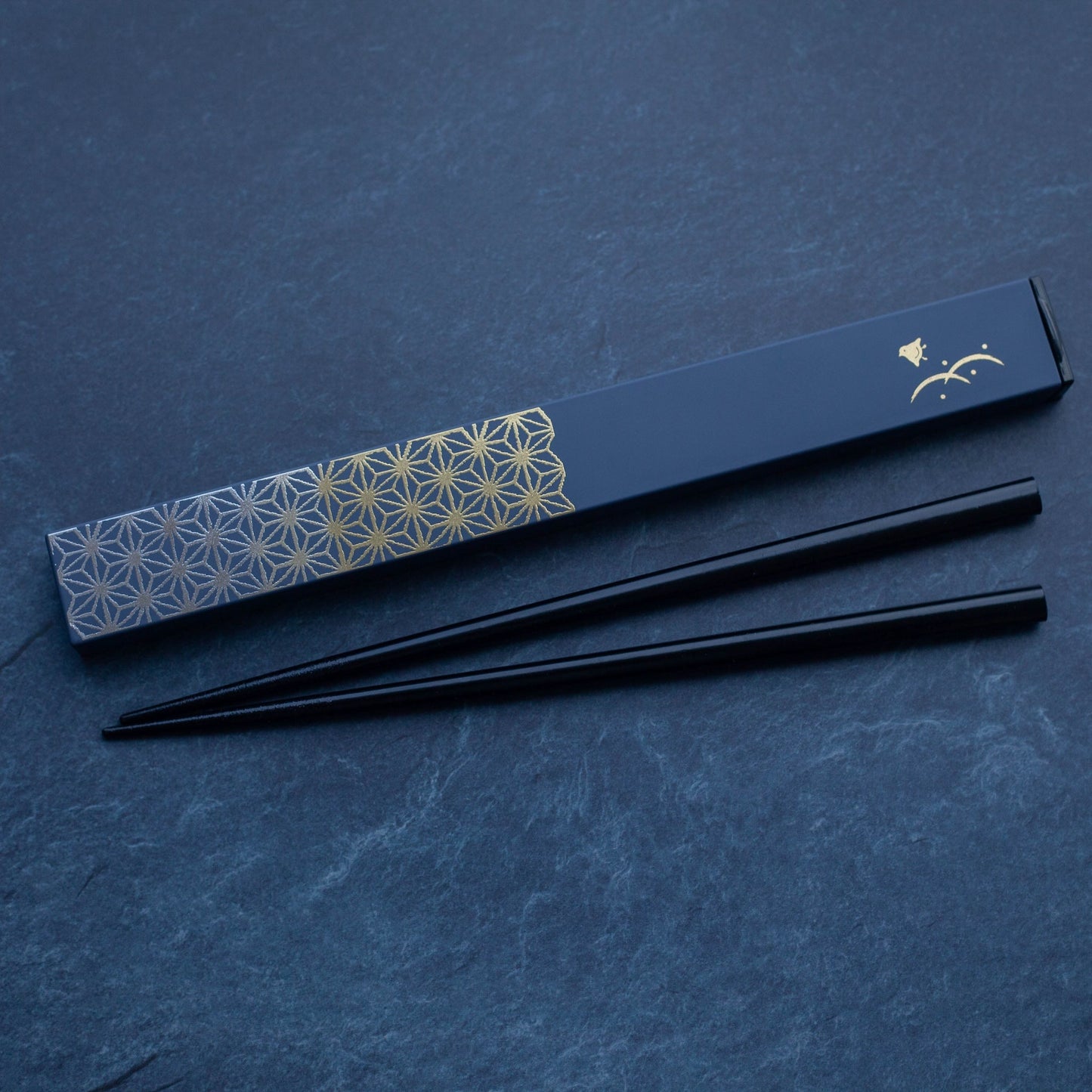 20.5 スクエア箸箱セット 麻の葉