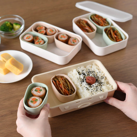 オーバルカップ お弁当への盛り付け使用例