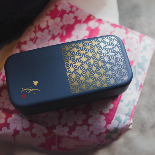 メンズ長角弁当 麻の葉