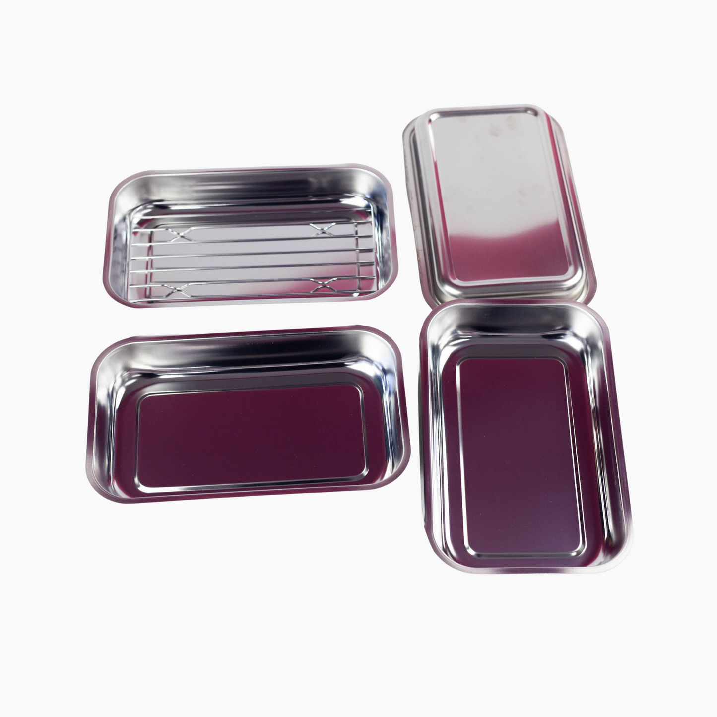 ステンレス連結バット(フタ、アミ付き)