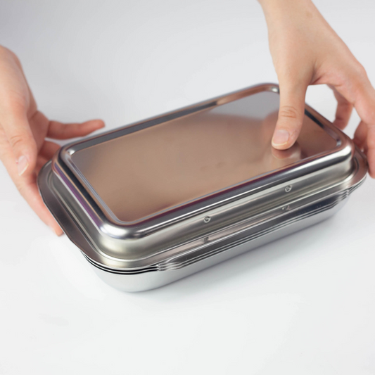 ステンレス連結バット(フタ、アミ付き)