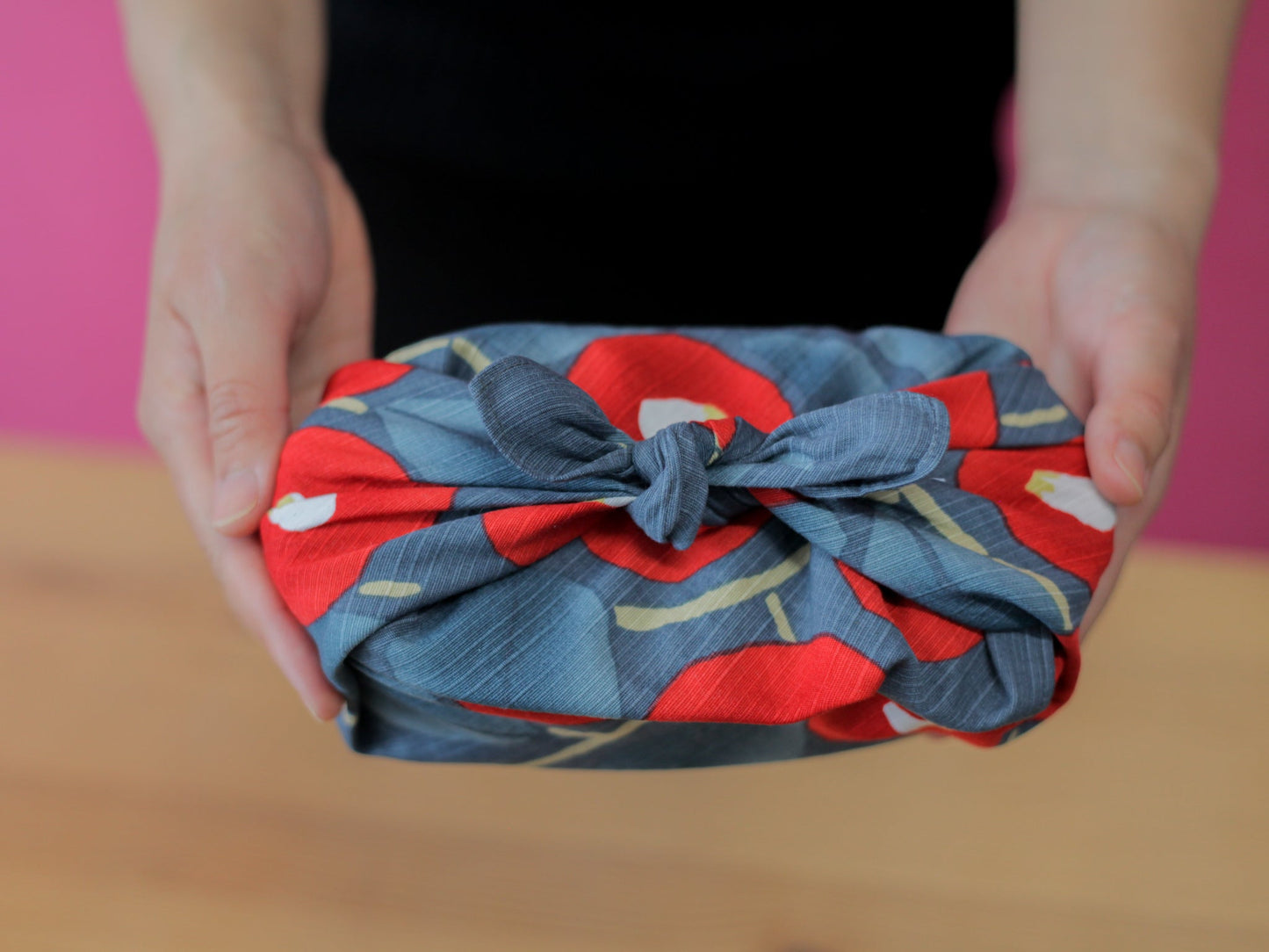 48 風呂敷 竹久夢二 つばきグレー