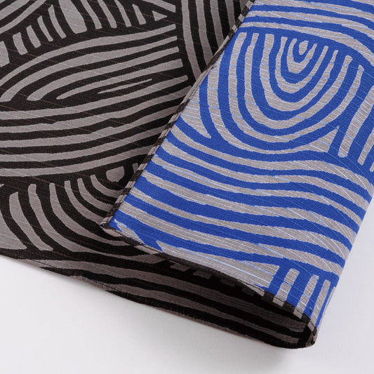 風呂敷伊砂文様 48 cm | 結 ダークグレー ブルー