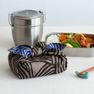 風呂敷伊砂文様 48 cm | 結 ダークグレー ブルー