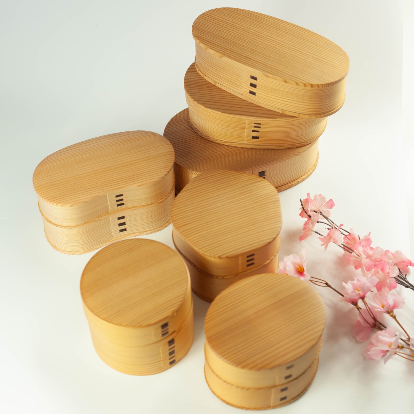 曲げわっぱ 小判弁当(中)