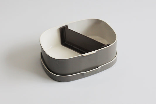 さっと洗えるお弁当箱 900ml グレー