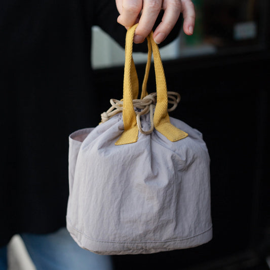 オーリエル 保冷巾着バッグ グレー