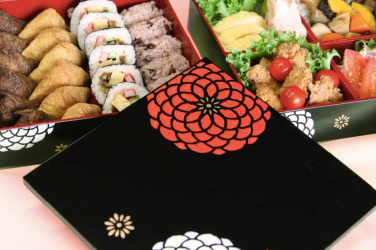 仕切り小鉢(22.5重箱用)4個セット Red