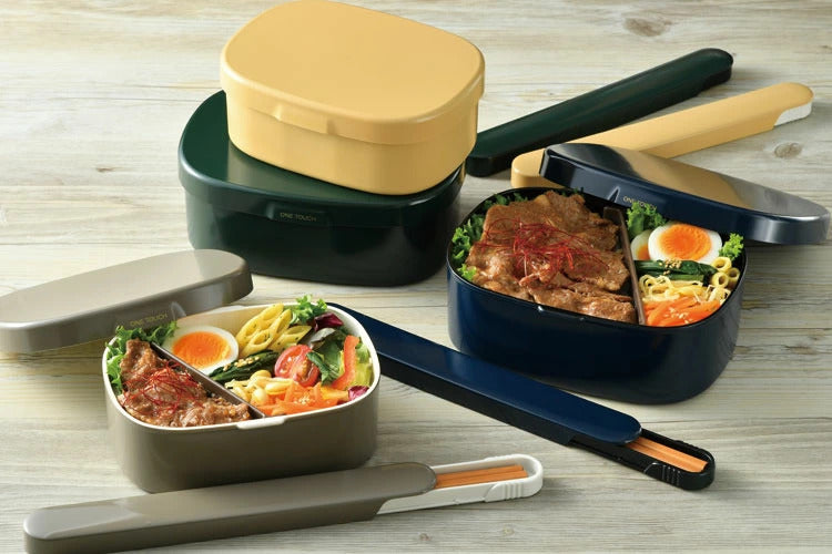 さっと洗えるお弁当箱 900ml ダークグリーン