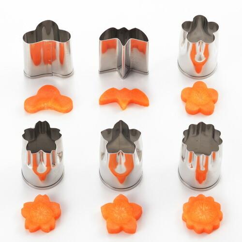 野菜抜き型 小 6PCS