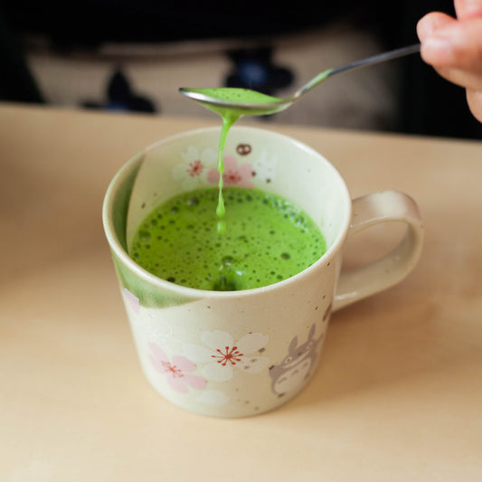抹茶カプチーノでちょっと休憩！