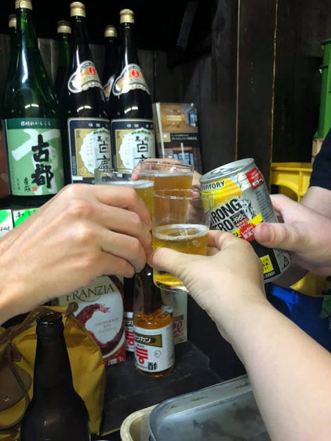 松川酒店で一杯！