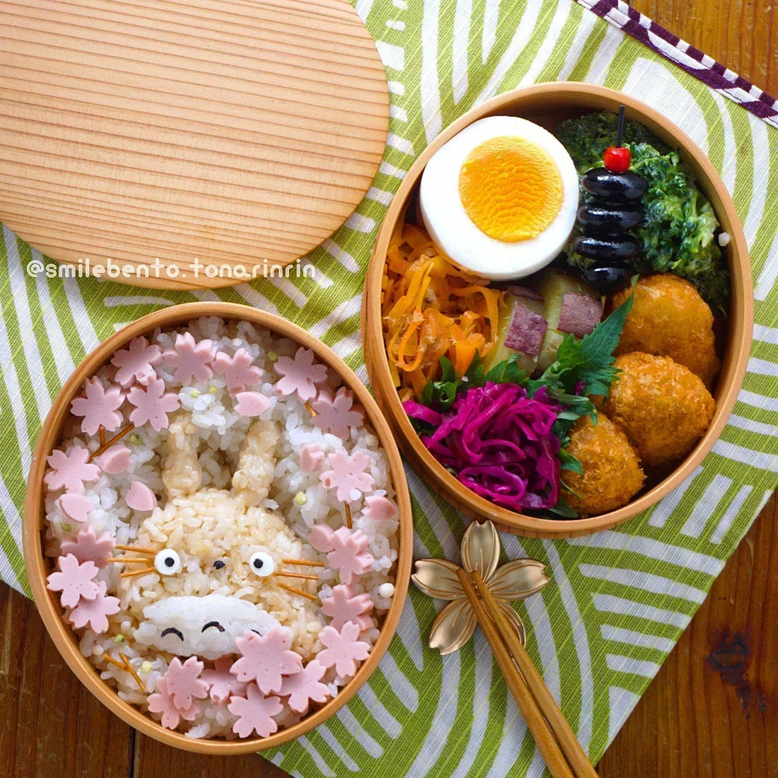 となりんりんさんの曲げわっぱ弁当