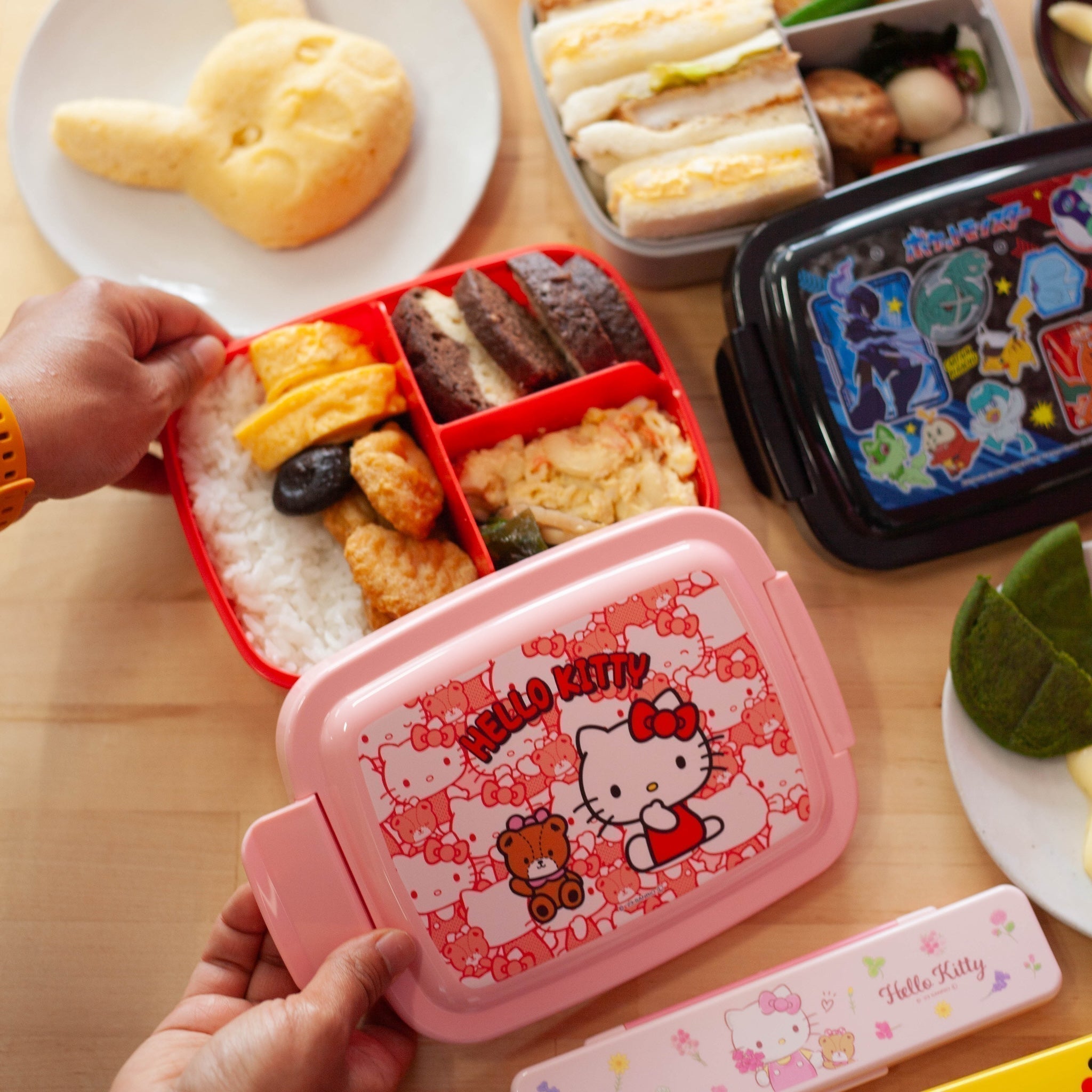キッズランチ840ml 実際に使ってみた！ポケモン・キティ弁当箱レビュー