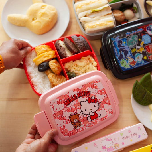 キッズランチ840ml ポケモン・ハローキティ 弁当箱 | 仕切り一体型 大容量 | Bento&co
