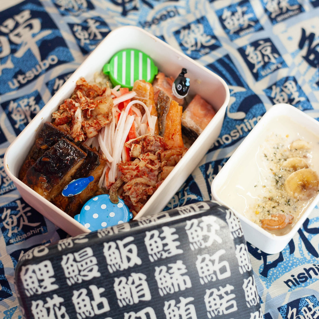 6月の旬の食材を使ったお弁当 - 季節の野菜と魚介を使ったカラフルなお弁当