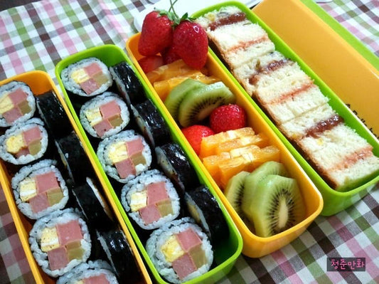 韓国のキンパとお弁当