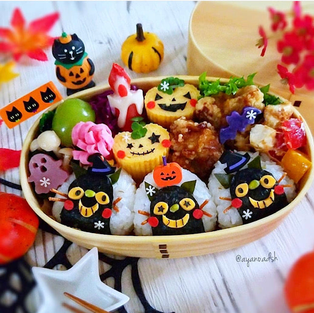 ハロウィン弁当とおばけおにぎり