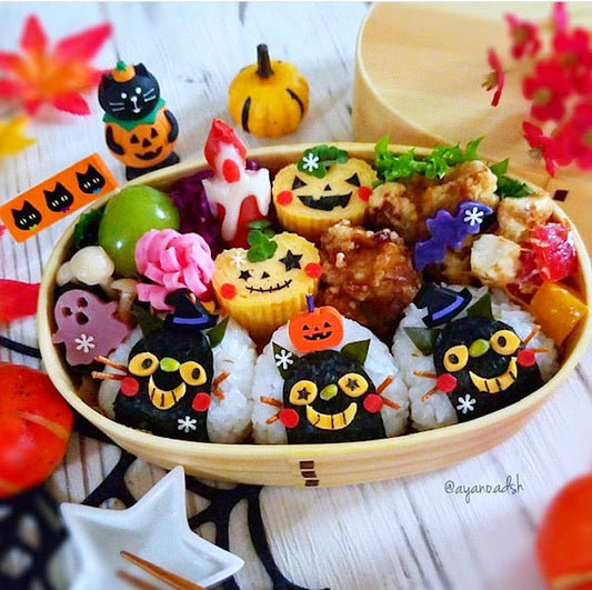 ハロウィン弁当とおばけおにぎり