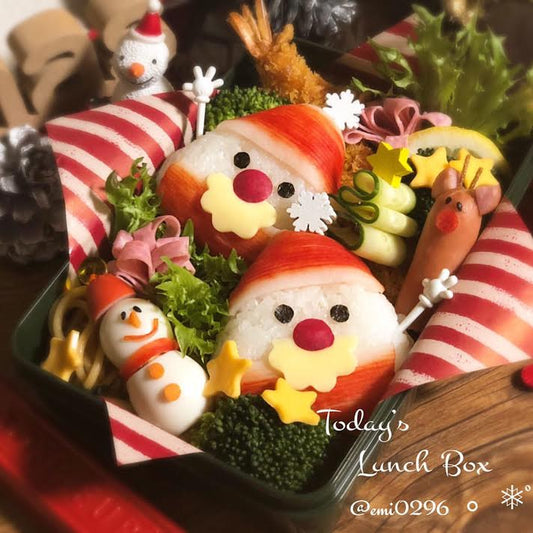 クリスマス弁当特集 - サンタやトナカイを表現した可愛いお弁当