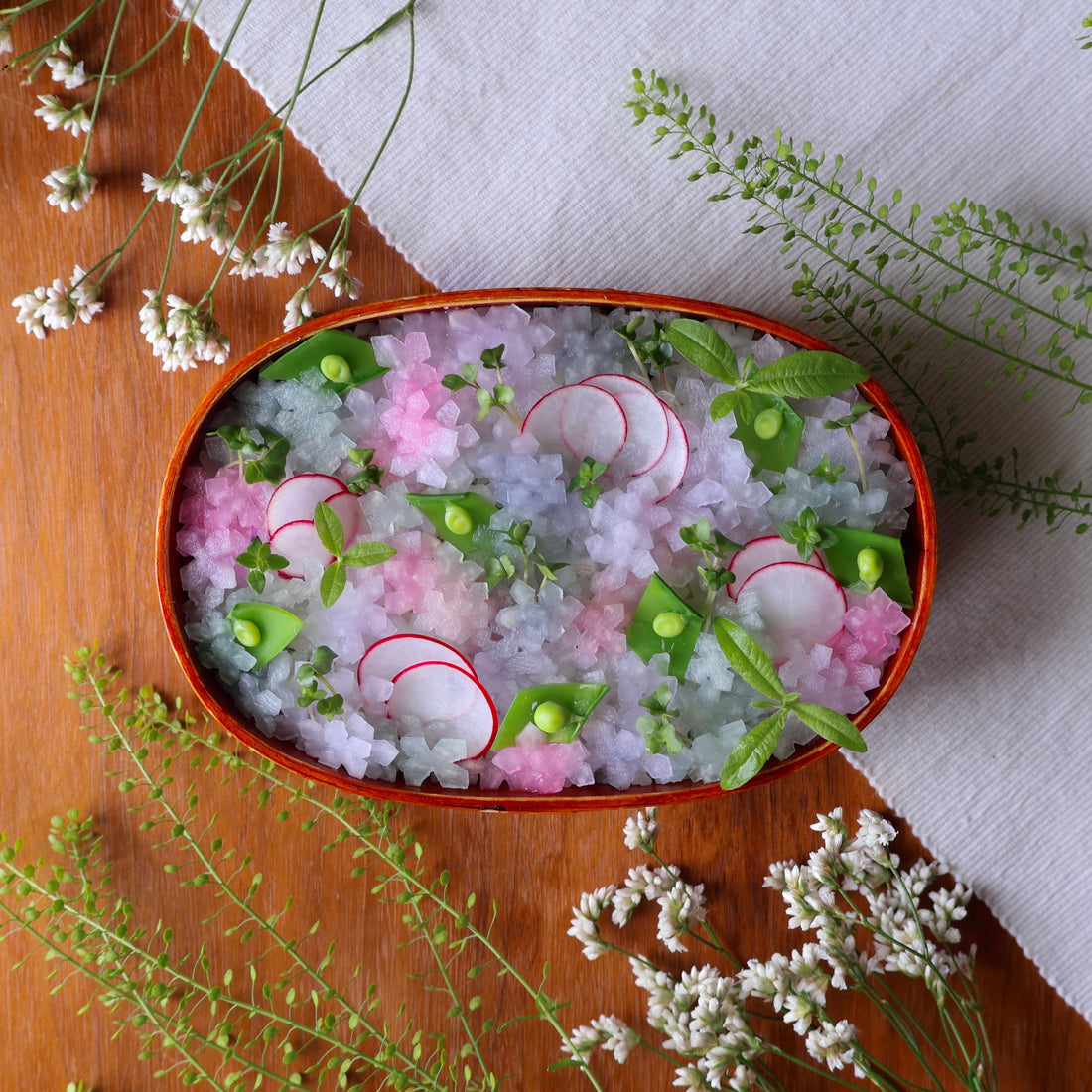 紫陽花弁当 梅雨弁当 6月