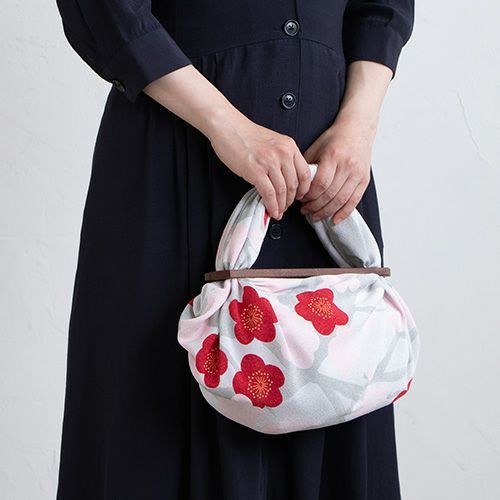 70 光悦ちりめん友禅 梅 シロネズ