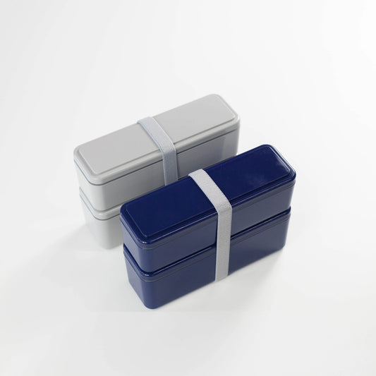 GEL-COOL slim 保冷剤内蔵スリム弁当箱 300ml+400ml 2段式 女性向け