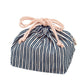 Tokusa Stripes Bag | Navy by Hakoya - Bento&co Japanese Bento Lunch Boxes and Kitchenware Specialists