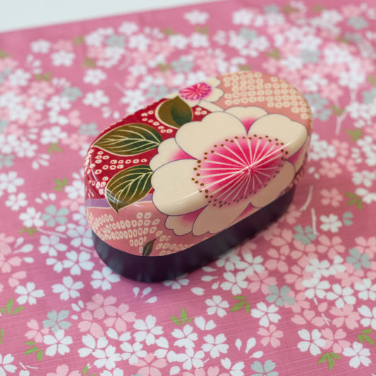 宇野千代の桜ふろしき 姫ざくら（もも）50cm｜Bento&co 弁当箱