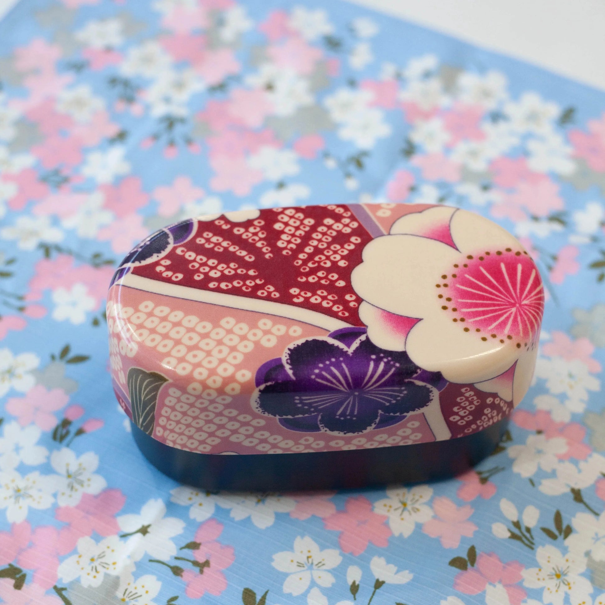 布貼小判弁当 桜ピンク 830ml 全体イメージ　日本製