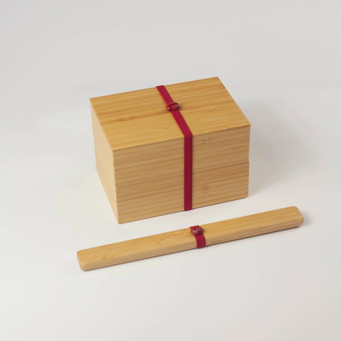 竹製二段弁当箱