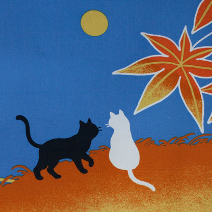 風呂敷 四季ねこ Autumn 50cm