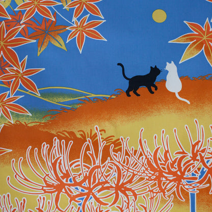 風呂敷 四季ねこ Autumn 50cm