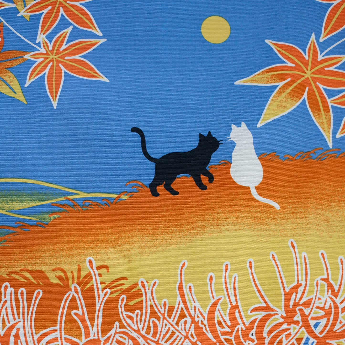 風呂敷 四季ねこ Autumn 50cm